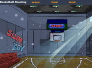 play basketball shooting